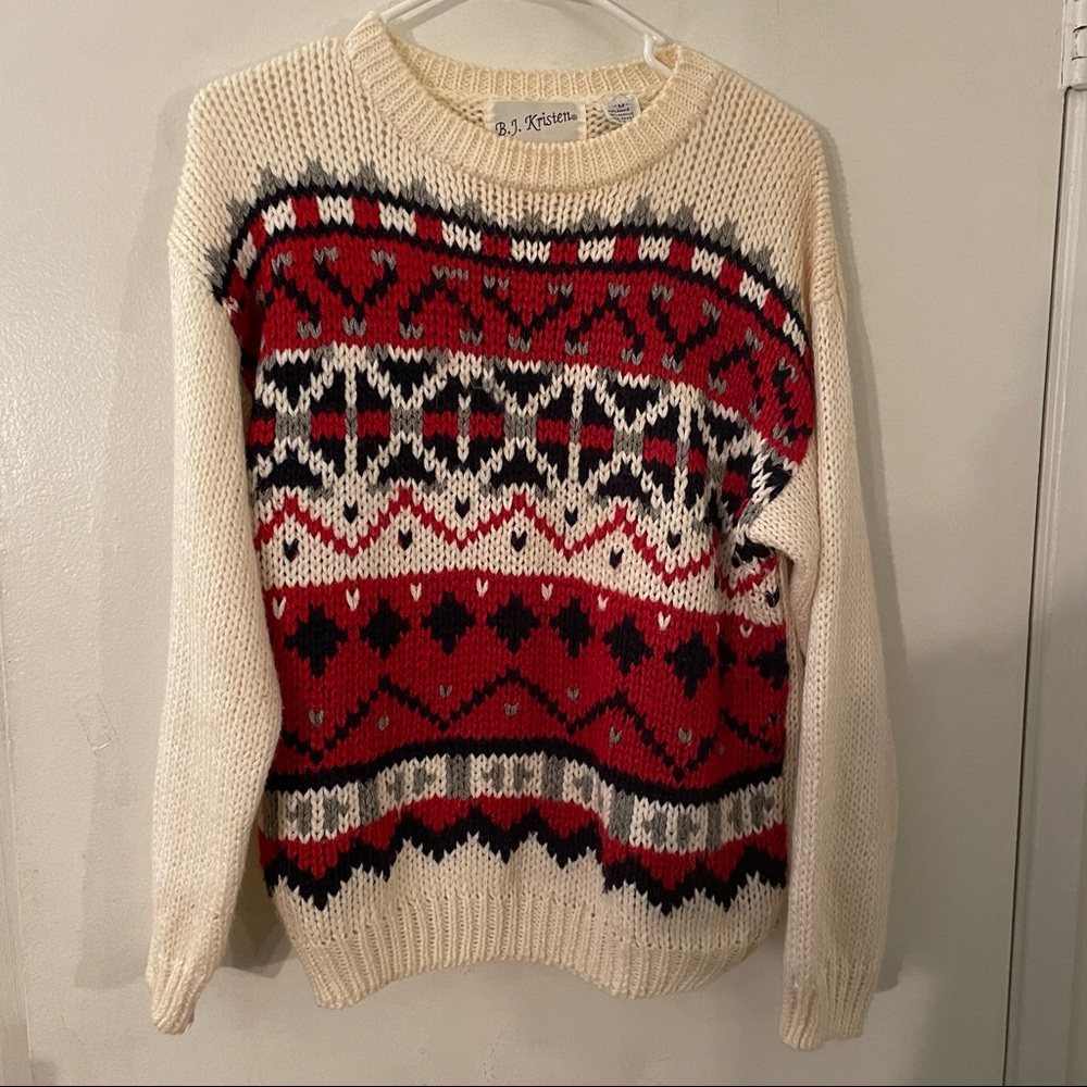 Vintage sweater size M B. J. Kristen good vintage condition